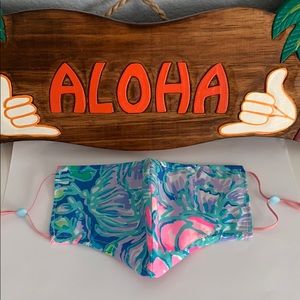 Lilly Pulitzer face mask